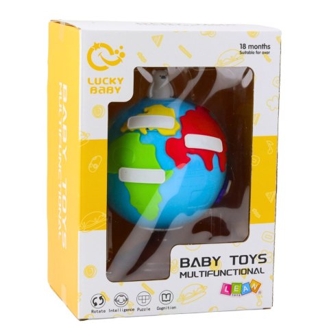 Interaktywny Globus Edukacyjny Dla Malucha Kontynenty Obrotowy LEAN Toys Interaktywny Globus Edukacyjny Dla Malucha Kontynenty Obrotowy LEAN Toys