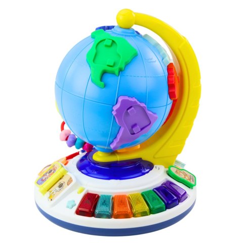 Interaktywny Globus Edukacyjny Muzyczny Dla Malucha Kontynenty Zwierzęta LEAN Toys Interaktywny Globus Edukacyjny Muzyczny Dla Malucha Kontynenty Zwierzęta LEAN Toys