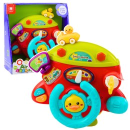 Interaktywny Samolot Tablica Kokpit Wielofukncyjna Mały Pilot Dźwięki LEAN Toys