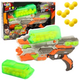 Karabin Broń Na Miękkie Kulki Piankowe 30szt Zasięg 23m LEAN Toys