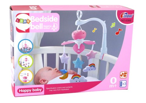 Karuzela Do Łóżeczka Klips Uniwersalny Pluszowe Zawieszki Różowa LEAN Toys Karuzela Do Łóżeczka Klips Uniwersalny Pluszowe Zawieszki Różowa LEAN Toys