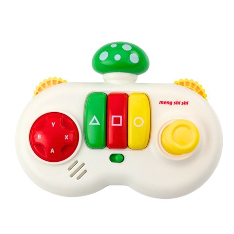 Konsola Pad Interaktywny Grzybek Sensoryczny Dla Dzieci Światła Dźwięki LEAN Toys Konsola Pad Interaktywny Grzybek Sensoryczny Dla Dzieci Światła Dźwięki LEAN Toys