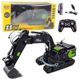 Koparka Gąsienicowa Zdalnie Sterowana 2.4G 11CH Czarna LEAN Toys