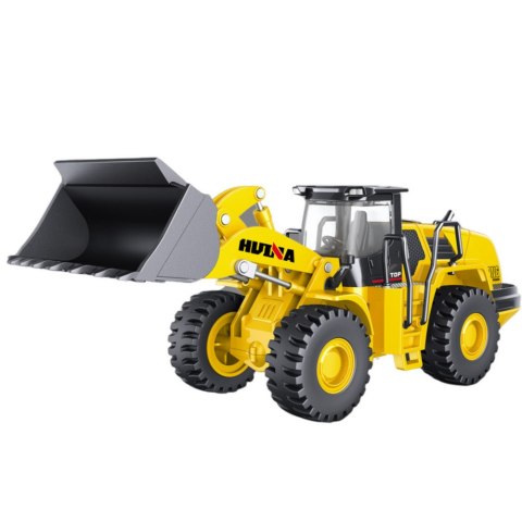 Koparko Ładowarka Metalowa Konstrukcja Huina Żółta 1:50 HUINA Koparko Ładowarka Metalowa Konstrukcja Huina Żółta 1:50 HUINA