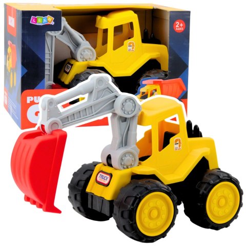 Koparko Ładowarka Ogrodowa Do Piasku Dziecięca Żółta LEAN Toys Koparko Ładowarka Ogrodowa Do Piasku Dziecięca Żółta LEAN Toys