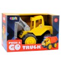 Koparko Ładowarka Ogrodowa Do Piasku Dziecięca Żółta LEAN Toys