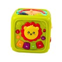 Kostka Edukacyjna Interaktywna Dla Malucha Lew Zielona LEAN Toys