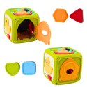 Kostka Edukacyjna Interaktywna Dla Malucha Lew Zielona LEAN Toys