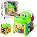 Kostka Edukacyjna Interaktywna Sorter Pianinko Sensoryczny Krokodyl LEAN Toys
