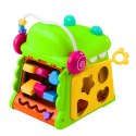 Kostka Edukacyjna Interaktywna Sorter Pianinko Sensoryczny Krokodyl LEAN Toys