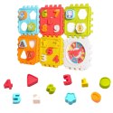 Kostka Edukacyjna Sorter Cyferki Wzory Zegar Kolorowa LEAN Toys