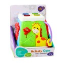 Kostka Edukacyjna Wielofunkcyjna Interaktywna Światła Dźwięki LEAN Toys