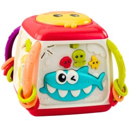 Kostka Interaktywna Edukacyjna Dla Malucha Kaczuszka Kolorowa LEAN Toys