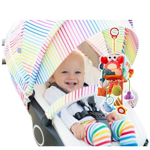 Kostka Sensoryczna Zawieszka Do Łóżeczka Zwierzęta Morskie LEAN Toys Kostka Sensoryczna Zawieszka Do Łóżeczka Zwierzęta Morskie LEAN Toys