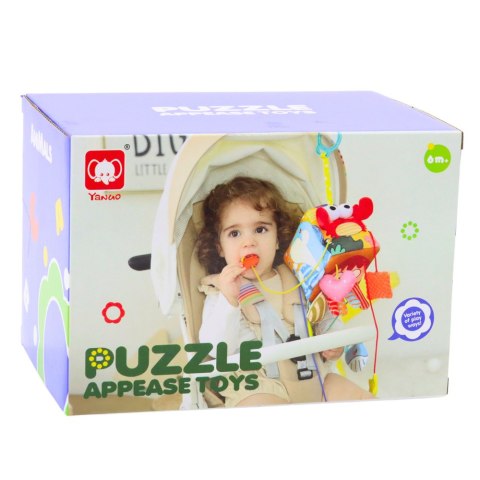 Kostka Sensoryczna Zawieszka Do Łóżeczka Zwierzęta Morskie LEAN Toys Kostka Sensoryczna Zawieszka Do Łóżeczka Zwierzęta Morskie LEAN Toys
