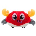 Krab Interaktywny Z Napędem Naciągiem Jeżdżący Kolorowe LEAN Toys