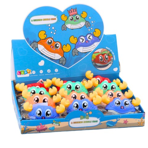 Krab Interaktywny Z Napędem Naciągiem Jeżdżący Kolorowe LEAN Toys Krab Interaktywny Z Napędem Naciągiem Jeżdżący Kolorowe LEAN Toys