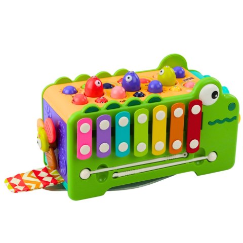 Krokodyl Interaktywny Kostka Edukacyjna Wielofunkcyjna Dźwięki LEAN Toys Krokodyl Interaktywny Kostka Edukacyjna Wielofunkcyjna Dźwięki LEAN Toys