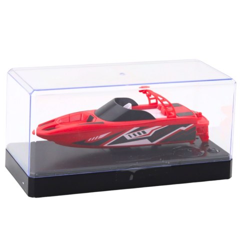 Łódź Motorówka Zdalnie Sterowana RC Biało-Czerwona 15cm LEAN Toys Łódź Motorówka Zdalnie Sterowana RC Biało-Czerwona 15cm LEAN Toys