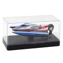 Łódź Motorówka Zdalnie Sterowana RC Niebiesko-Srebrna 14cm LEAN Toys