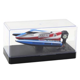 Łódź Motorówka Zdalnie Sterowana RC Niebiesko-Srebrna 14cm LEAN Toys