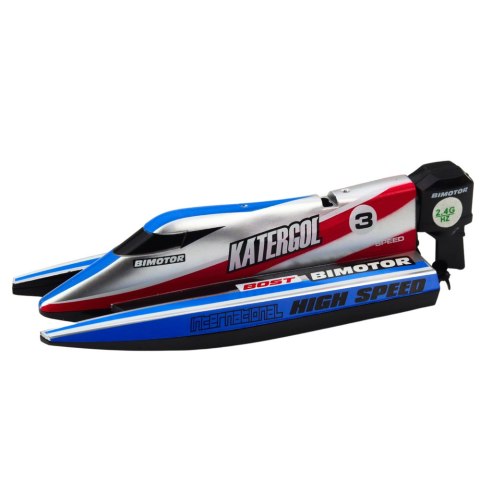 Łódź Motorówka Zdalnie Sterowana RC Niebiesko-Srebrna 14cm LEAN Toys Łódź Motorówka Zdalnie Sterowana RC Niebiesko-Srebrna 14cm LEAN Toys