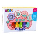 Pianinko Interaktywne Dla Dzieci Koła Zębate Różowe LEAN Toys