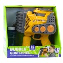 Pistolet Na Bańki Mydlane Budowlane 56 Otworów Płyn Żółty LEAN Toys