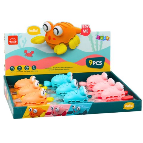 Rak Interaktywny Z Napędem MIX Kolorowy Jeżdżący LEAN TOYS Rak Interaktywny Z Napędem MIX Kolorowy Jeżdżący LEAN TOYS
