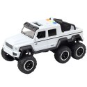 Samochód Terenowy Napęd Frykcyjny Światła Dźwięki Biały Perłowy 6x6 1:16 LEAN Toys
