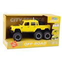 Samochód Terenowy Napęd Frykcyjny Światła Dźwięki Żółty 6x6 1:16 LEAN Toys
