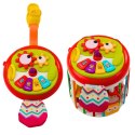 Walec Kostka Sensoryczna Interaktywna Sorter Światła Dźwięki Kolorowa LEAN Toys