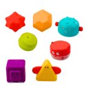 Walec Kostka Sensoryczna Interaktywna Sorter Światła Dźwięki Kolorowa LEAN Toys