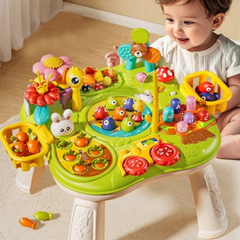 Wielofunkcyjna Tablica Stolik Interaktywny Dla Malucha Gry Zręcznościowe LEAN Toys Wielofunkcyjna Tablica Stolik Interaktywny Dla Malucha Gry Zręcznościowe LEAN Toys