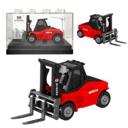 Wózek Widłowy Metalowy Model Kolekcjonerski Huina Czerwony 1:80 HUINA