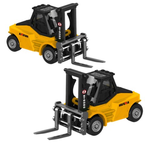 Wózek Widłowy Metalowy Model Kolekcjonerski Huina Żółty 1:80 HUINA Wózek Widłowy Metalowy Model Kolekcjonerski Huina Żółty 1:80 HUINA