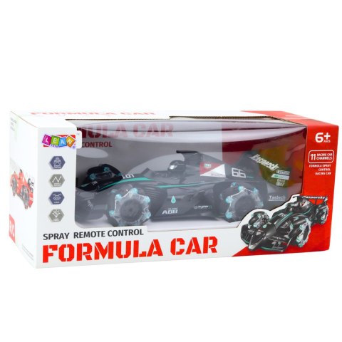Wyścigówka Auto Sportowe Zdalnie Sterowana RC Efekt Dymu 2.4G Czarna LEAN Toys Wyścigówka Auto Sportowe Zdalnie Sterowana RC Efekt Dymu 2.4G Czarna LEAN Toys