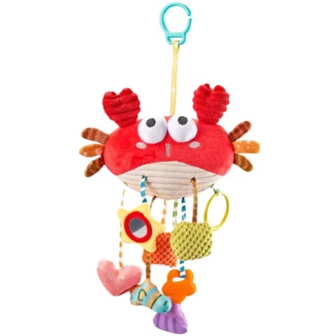 Zabawka Sensoryczna Zawieszka Do Łóżeczka Krab 9w1 LEAN Toys Zabawka Sensoryczna Zawieszka Do Łóżeczka Krab 9w1 LEAN Toys