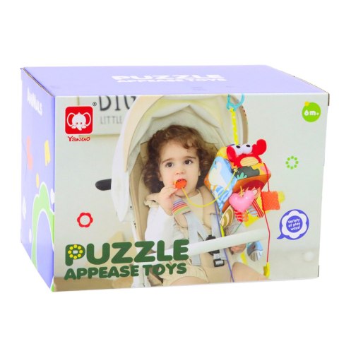 Zabawka Sensoryczna Zawieszka Do Łóżeczka Krab 9w1 LEAN Toys Zabawka Sensoryczna Zawieszka Do Łóżeczka Krab 9w1 LEAN Toys