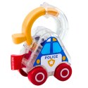 Zestaw Autek Z Kluczem Edukacyjne Policja Straż Karetka 3szt LEAN Toys