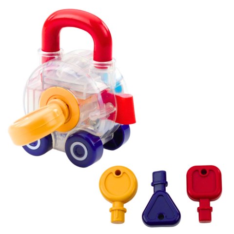 Zestaw Autek Z Kluczem Edukacyjne Policja Straż Karetka 3szt LEAN Toys Zestaw Autek Z Kluczem Edukacyjne Policja Straż Karetka 3szt LEAN Toys