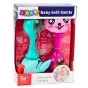 Zestaw Grzechotki Z Miękką Piłeczką Królik Słoń 2szt LEAN Toys