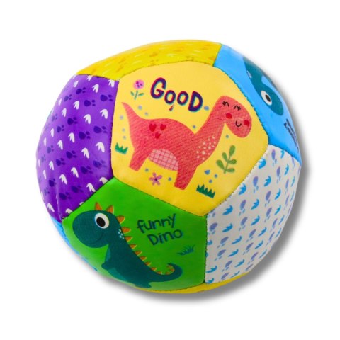 Zestaw Miękkich Piłeczek Z Dinozaurami Kolorowe 9cm 3szt LEAN Toys Zestaw Miękkich Piłeczek Z Dinozaurami Kolorowe 9cm 3szt LEAN Toys