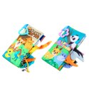 Zestaw Miękkie Kolorowe Książeczki Edukacyjne Sensoryczne Dla Malucha 4szt LEAN Toys