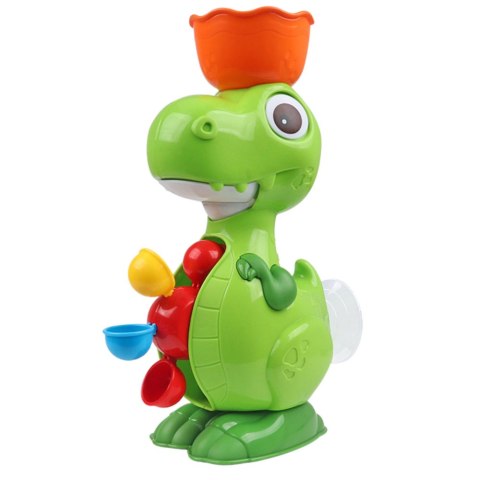 Zestaw Zabawek Do Kąpieli Dinozaur z Młynkiem Akcesoria 8el LEAN Toys Zestaw Zabawek Do Kąpieli Dinozaur z Młynkiem Akcesoria 8el LEAN Toys