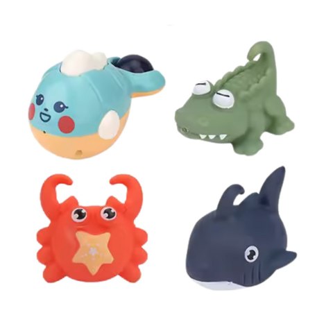 Zestaw Zabawek Do Kąpieli Krab Zwierzęta Morskie 12 el LEAN Toys Zestaw Zabawek Do Kąpieli Krab Zwierzęta Morskie 12 el LEAN Toys