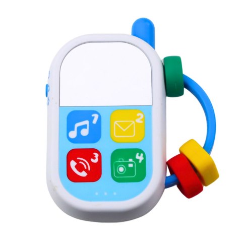Zestaw Zabawek Muzycznych Dla Malucha Telefon Tamburyn Klawisze Dźwięki 3w1 LEAN Toys Zestaw Zabawek Muzycznych Dla Malucha Telefon Tamburyn Klawisze Dźwięki 3w1 LEAN Toys