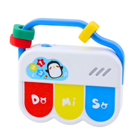 Zestaw Zabawek Muzycznych Dla Malucha Telefon Tamburyn Klawisze Dźwięki 3w1 LEAN Toys Zestaw Zabawek Muzycznych Dla Malucha Telefon Tamburyn Klawisze Dźwięki 3w1 LEAN Toys