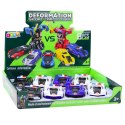 Auto Robot 2w1 Sportowy Samochód Policyjny Napęd Mix LEAN TOYS
