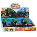 Auto Terenowe Dinozaur Napęd Światła Dźwięki Zielony Turkusowy LEAN Toys